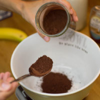 preparazione muffins al cacao senza glutine