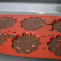 preparazione muffins al cacao senza glutine