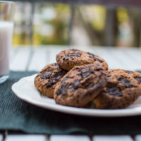 biscotti senza glutine con gocce di cioccolato